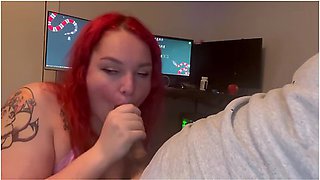 Hot Wife Sucks Off Her Neighbor