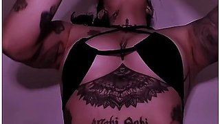 Big Ass Latina Goth In The Amazon Position Sitting To The Rhythm Of Funk