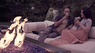 Dainty Brad Newman and Petra Blair - outdoor hand job clip - ForPlay Films