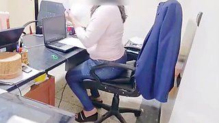BBW Latina Office Sex - Coworker Fucks Me Hard in Part 1