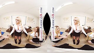 Naughty America featuring Alexis Monroe and Kenna James's virtual reality dirt
