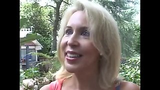 Big Boobs Blonde MILF Erica Lauren Hairy Pussy Fuck and Cum in Mouth