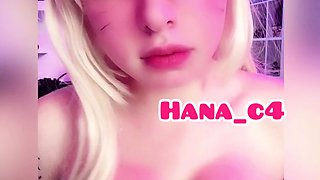 Big boobs webcam slut toys her asshole