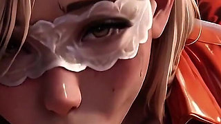 Fast Action - Blindfolded Beach Blonde - Deepthroat, Tongue and Facial Until the Sun Goes Down