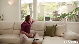 Petite Blonde Emma Starletto Fucks Steve Holmes - Cowgirl, Doggy & Deep Throat