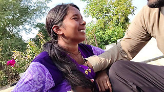 Indian Aunty - Bhabhi Has Left Her Old Husband, so She Quenched the Thirst of Her Big Ass and Pussy with the Neighbor Boy.