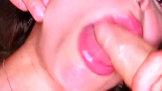 Double Penetration in the Tight Pussy of an 18-year-old Girl