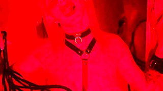 Blonde Babe's BDSM Solo Squirt Show