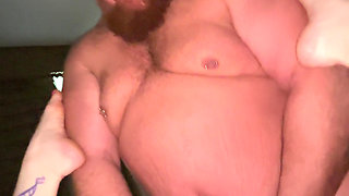 POV Part 2: After 5 Fingers, Big Bear Gives Piggy Rose His Fat Cock