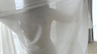 Small tit girl Georgia Jones masturbating in panties