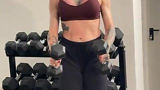Subscribe now to witness the ample-dicked transvestite, the muse of Latin porno, having a solo climax at the gym.