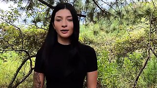 Big ass latina girl from nature fucked hard in the woods