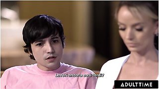 Milf Pristine Edge Is Kept Up All Night By Stepsons Desire To Fuck - Italian Subtitles