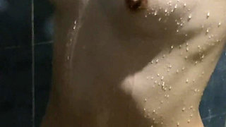 Beautiful and sexy Kitty Kat debut by showering nude
