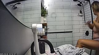 Mrs. Joanne Tanner a Real Public Schoolteacher Exposed in the Shower