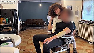 He Cums In The Throat By The Barbershop, I Jumped On His Cock - Beatrice Segreti