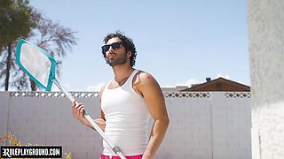 Pool Boy Zane Walker Pounds Sophia Locke and Audrey Reid Hardcore