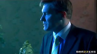 UK prime minster blackmailed into fucking with big-tit Emma Butt