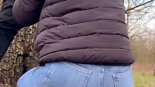 Amazing outdoor sex with a Russian slut