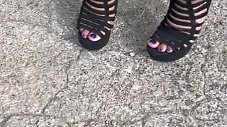 Walking Around Desperate for a Pee Pissing My Pants