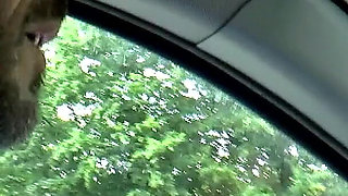 Outdoor Park Tease Turns Wild DP Rv Fuck