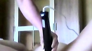 German Amateur Receives Massage from Sex Toy