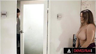 Busty Babe Natasha Nice Gets Her Lesbian Pussy Fucked By A Huge Dick