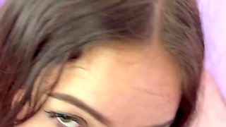 Sexy Little Brunette Teen Cutie: The Horny School Girl