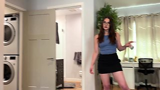 Teen slut goes on a journey of anal exploration with stepbro