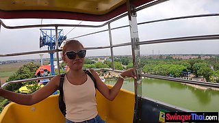 Bubble bootie Thai girlfriend sex at home