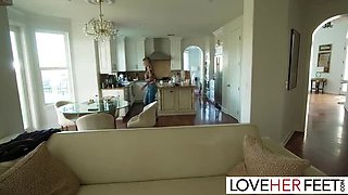 Gigi Dior Feet Worship & Outdoor Fuck - Big Tits POV Banged Hard