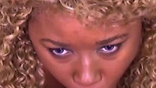 Newbie Nina Rivera Gives Her First Christmas Blowjob