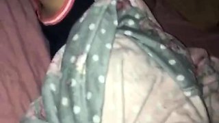 Slutty teen sucks cock and gets fucked hard in her panties