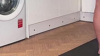 Nude Kitchen Yoga with View of My Perfect Ass