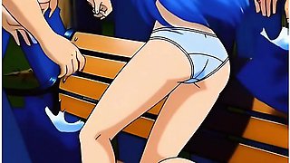 Ai Anime Voyeur Park Tease: Episode 2 - Caught In The Open (1:47)