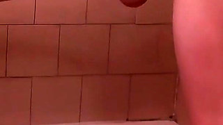 Please Don't Stop! - Brunette with Small Tits Gets Intense Pussy Licking in Bathtub