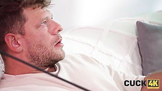 Cuck 4K featuring Dina Joy and Beautiful's nice tits sex