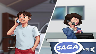 SummertimeSaga - Masturbation To Expensive Pay Channel E1 #