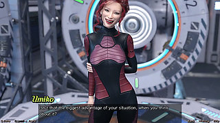 Stranded in Space - Asian MILF Scientist Showcases Her Project