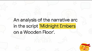 Midnight Embers on a Wooden Floor - Passionate Late Night Sex AI Porn Short Film