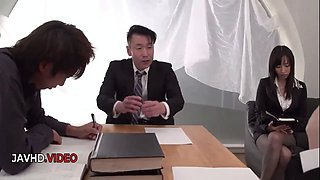 Naughty JAV Stunner Rina Mayuzumi Ignites Office Passion After Long Day