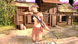 Big titted milf with purple hair goes on a wild space adventure in this animated hentai