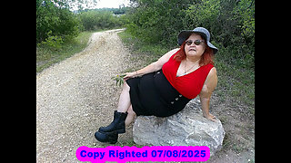 Sexy Nurse Vicki Walks in Park Flashing and Teasing You