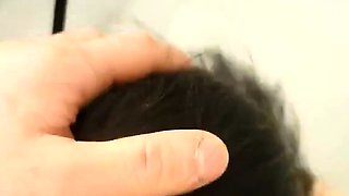 Real amateur Latina in hot POV blowjob and facial