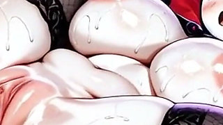 Anime Girl Pussy Destroyed - Crazy Loud Moans & Filled with Thick Cum
