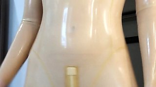 Small titted teen amateur rides dong and she loves it