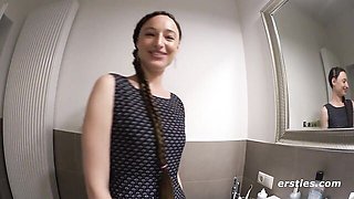 Ersties foursome heat while the machine works every girl wet