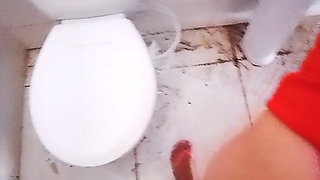 We in the Public Bathroom in the Square in the Morning