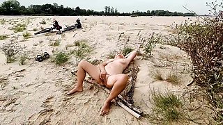 On A Cold Windy Beach Alone A Stranger Offerd Me Some Warmth, Then He Left I Had To Finish Myself