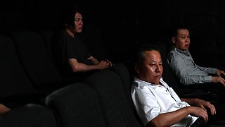 Asian and american group sex